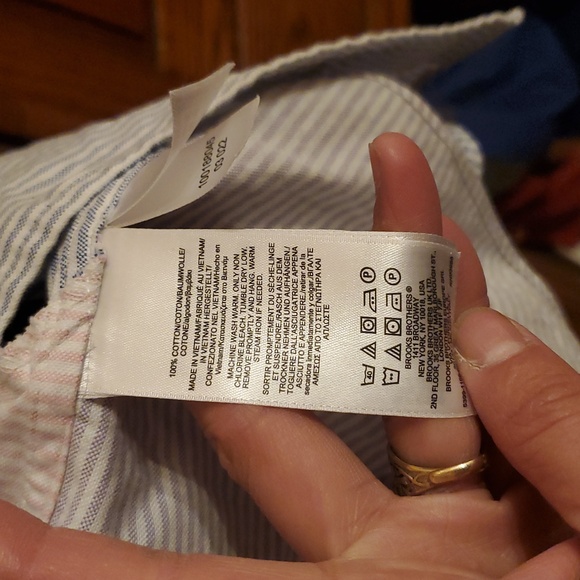 VINTAGE BROOKS BROTHERS Multicolor Striped Men's Shirt - Picture 11 of 12